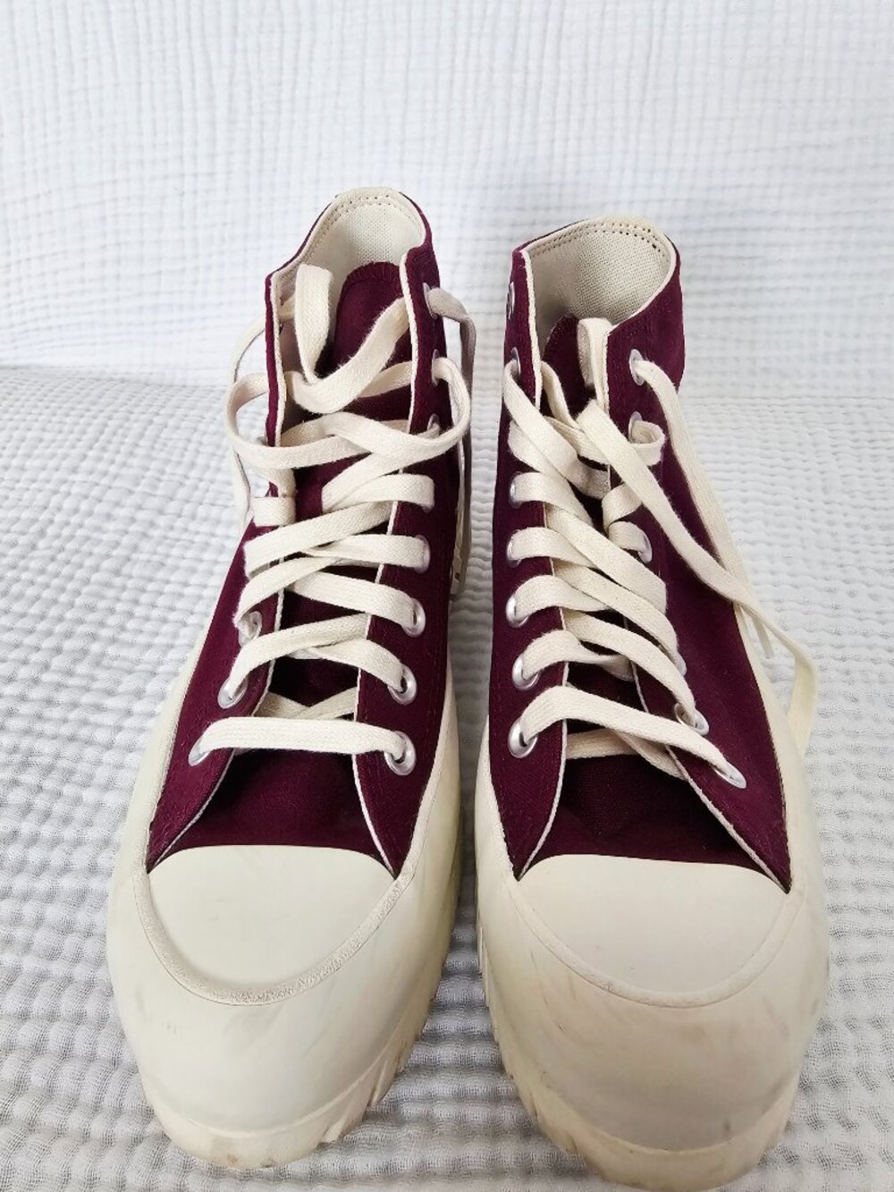 Converse Chuck Taylor All Star Lugged 2.0 Hi Top Plum Berry 8.5 Women, 6.5 Men - Picture 4 of 9